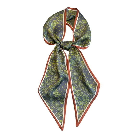 Neck Scarves Silk Scarves Elegant Chiffon Scarf Wrap Versatile Lightweight Fashion for Hair Band Neck Tie Boho Style