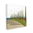 thumbnail image 3 of Stupell Industries Cypress Trees Tuscan Italian Fancy Garden Courtyard Road,30 x 30, Design by Arctic Frame, 3 of 5