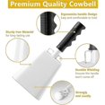 thumbnail image 3 of Steel With Handle Cowbells,cheering Bell And Loud Noise Makers Hand Bells Instruments(10 Inch Black), 3 of 5
