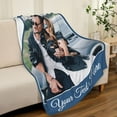 thumbnail image 5 of Custom Blanket with Picture for Couples, Personalized Flannel Throw Blankets,Custom Gifts for Girlfriend Boyfriend Her Him Wife Husband Birthday Blankets, 5 of 5