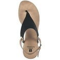 thumbnail image 3 of White Mountain Womens London Faux Leather Side Buckle Thong Sandals, 3 of 3