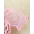 thumbnail image 5 of Bagilaanoe Newborn Baby Girl Rompers Dress Short Puff Sleeve Bodysuits 3M 6M 12M 18M Infant Tulle Patchwork A-line Dresses, 5 of 8