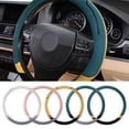 thumbnail image 5 of Ear Pattern Universal Steering Wheel Plush Car Steering Wheel Cover Set Warm Soft Fuzzy Plush Winter Car Accessories Interior, 5 of 5