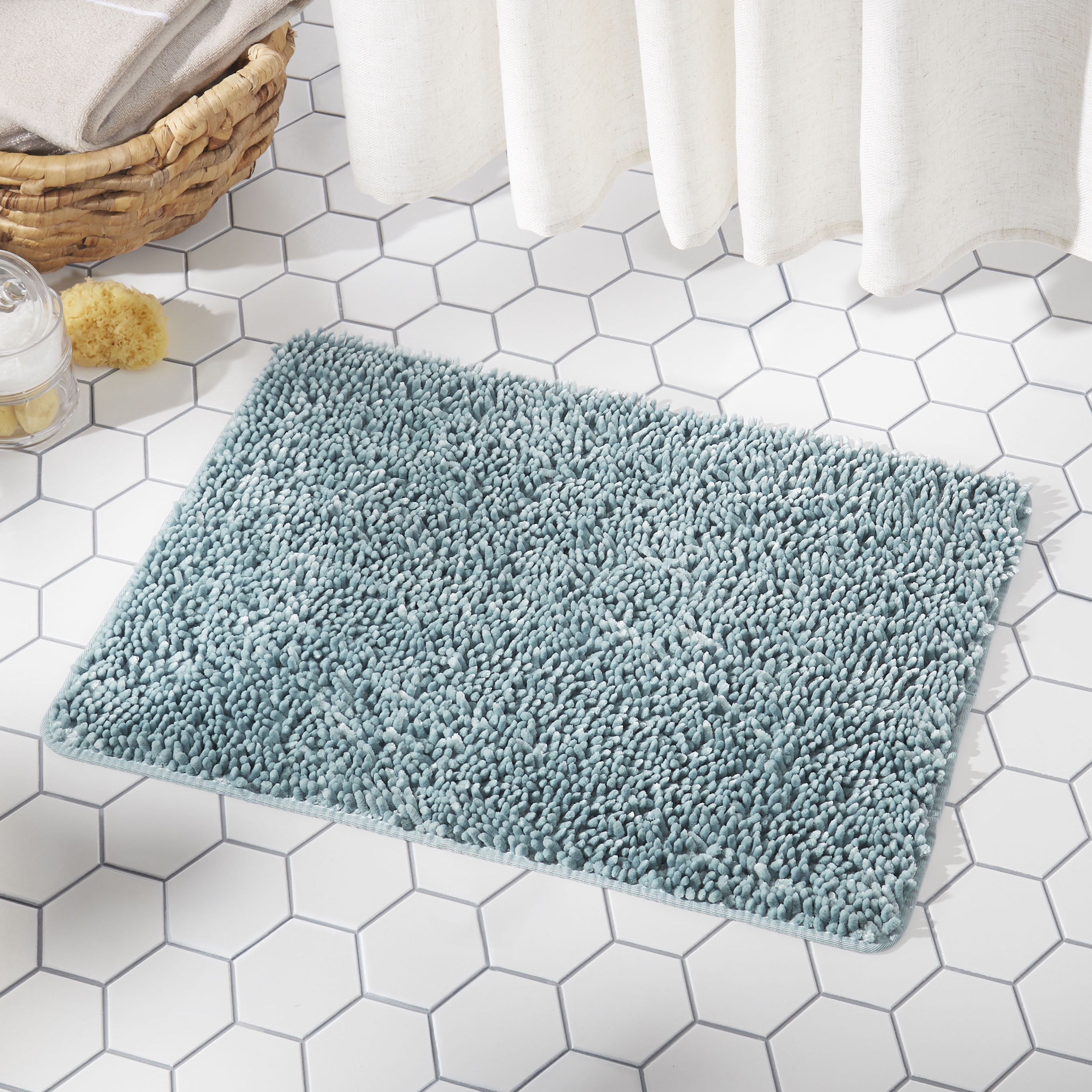 SoHome Spa Step Luxury Chenille Bath Mat 26x44, Super Absorbent and