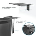 thumbnail image 3 of Mount-It! MI-896 - Shelf - floating - for set-top box - solid steel - wall-mountable, on the TV, 3 of 6