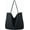 0-black, variant on Canvas Tote Bag for Women Large Hobo Shoulder Bag for Work Travel Casual Message Bag Tote Purse handbags(Black)