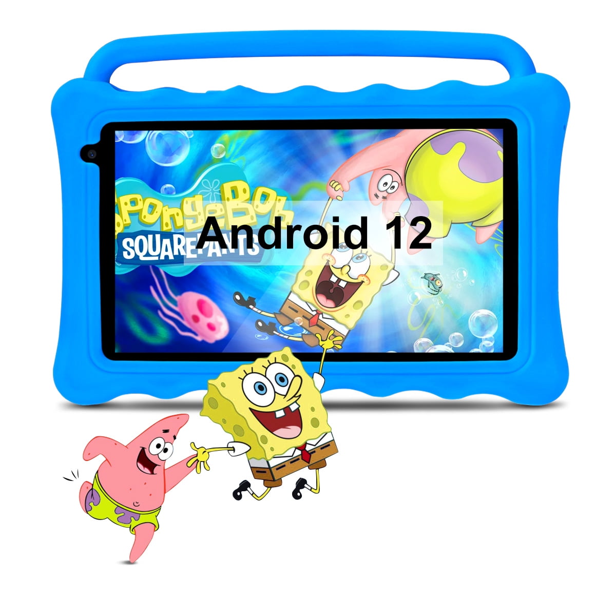 Kids Tablet, 7 Inch Tablet for Kids, Android 12 Tablet 2GB RAM+32GB Storage, Toddler Tablets with KIDOZ Parental Control App, WiFi, Bluetooth, Best Gift for Kids Learning and Playing