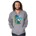 thumbnail image 3 of Popeye Never Quits Asian Inspired Zip Hoodie Sweatshirt Men Brisco Brands S, 3 of 6