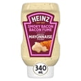 thumbnail image 1 of Heinz Smoky Bacon Flavour Mayonnaise Style Sauce, for BLTs, Grilled Chicken and Roasted Vegetables, 340 mL Bottle, 1 of 17