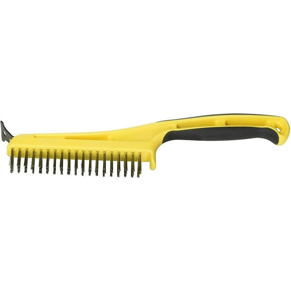 HYDE TOOLS 46810 Grip Wire Brush/Scraper