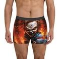 thumbnail image 3 of Lsque Chucky Pattern Men’s Total Support Pouch Boxer Briefs, X-Temp Cooling, Moisture-Wicking Underwear, Regular, Long-leg and Trunk-Small, 3 of 7