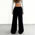 thumbnail image 7 of Pimfylm Girls Sweatpants Joggers Casual Wear Girls' and Toddler Sweatpants Kids Active Jogger Pants Girls Casual Pull On Pants with Drawstring Pockets Black,Size for 9-10 Years, 7 of 7
