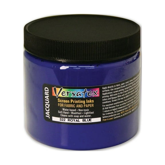 Jacquard Versatex Screen Printing Ink, 16 oz., Royal Blue