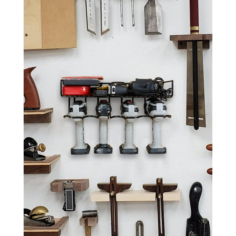 Power Tool Organizer, Garage Organization with 7 Drill Holders