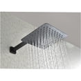 thumbnail image 5 of JERFIT 6-Function Matte Black Wall Mounted Shower System with Rainfall Showerhead and Body Sprays, 5 of 10
