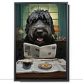 thumbnail image 2 of Black Russian Terrier Dog Canvas Canvas Prints with Your Photos Wall Art for Home Decoration - Memorial Gift for Pet Lovers Dog Moms, 2 of 6