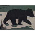 thumbnail image 4 of WOODLAND FOREST Wilderness Cabin Window Curtain Panel Pair, 84" Long, by DeLeon, 4 of 5