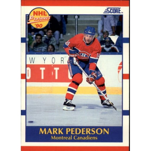 1990-91 Score #387 Mark Pederson RC NHL Hockey Trading Card