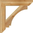 thumbnail image 3 of Ekena Millwork 4"W x 24"D x 24"H Imperial Slat Rough Sawn Bracket, Western Red Cedar, 3 of 4