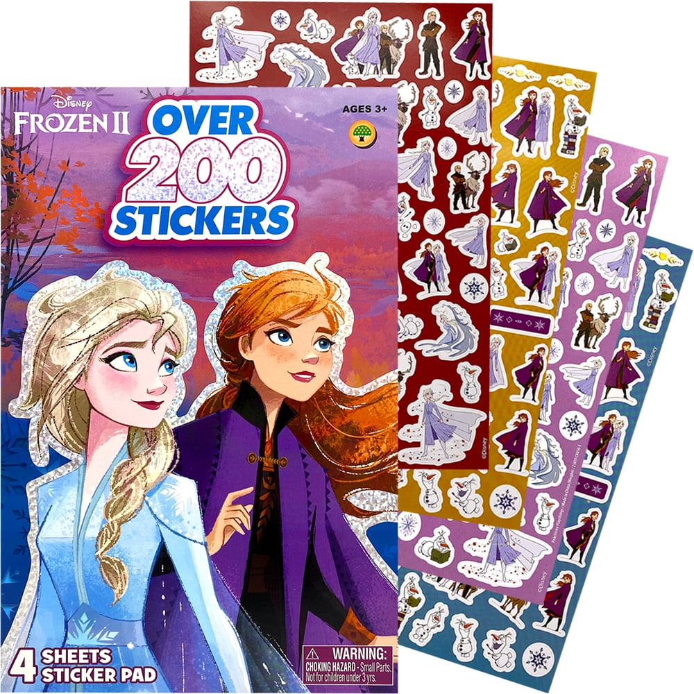 disney frozen 2 character sticker book over 200 for party favor