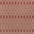 thumbnail image 2 of Rugs.com Jill Zarin Outdoor Collection Rug – 7' 10 Square Rust Red Flatweave Rug Perfect For Living Rooms, Kitchens, Entryways, 2 of 9