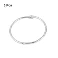 thumbnail image 2 of Office Book Hoops Binding Rings Scrapbook Album DIY Binder Loose Leaf Ring 3 Pcs, 2 of 5