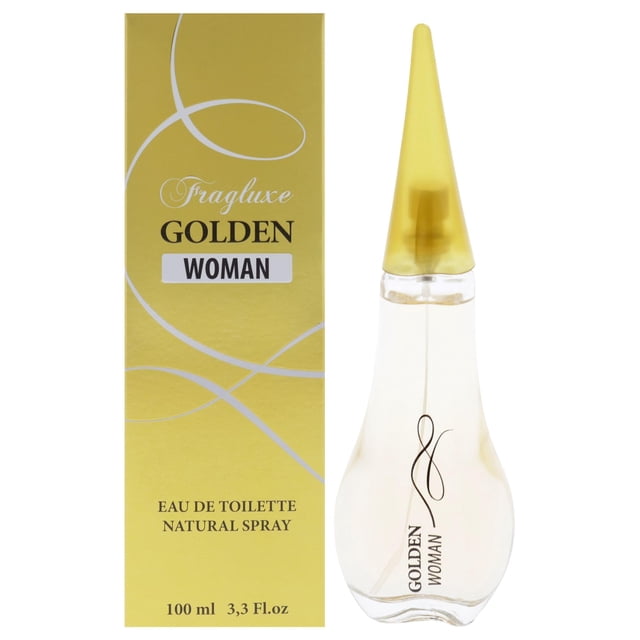 Golden de Fragluxe para mujeres - EDT Spray de 3,3 oz