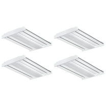 (case of 4) Hubbell Columbia Lighting LED Linear High Bay, 5000K, 10,500 Lumens, 74 watts, wide light distribution, 22.7 inches long, 0-10V Dimming, 2 ft LED High Bay, CLB2-50LX-W-EDU