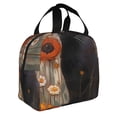 thumbnail image 2 of Disketp Black Cat in Wildflowers Bolsa Térmica para Almuerzo para Hombre y Mujer, Ideal para Trabajo, Senderismo y Picnic, 2 of 8