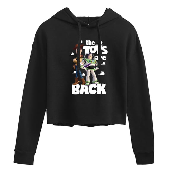 Toy Story - The Toys Are Back - Juniors Cropped Pullover Hoodie