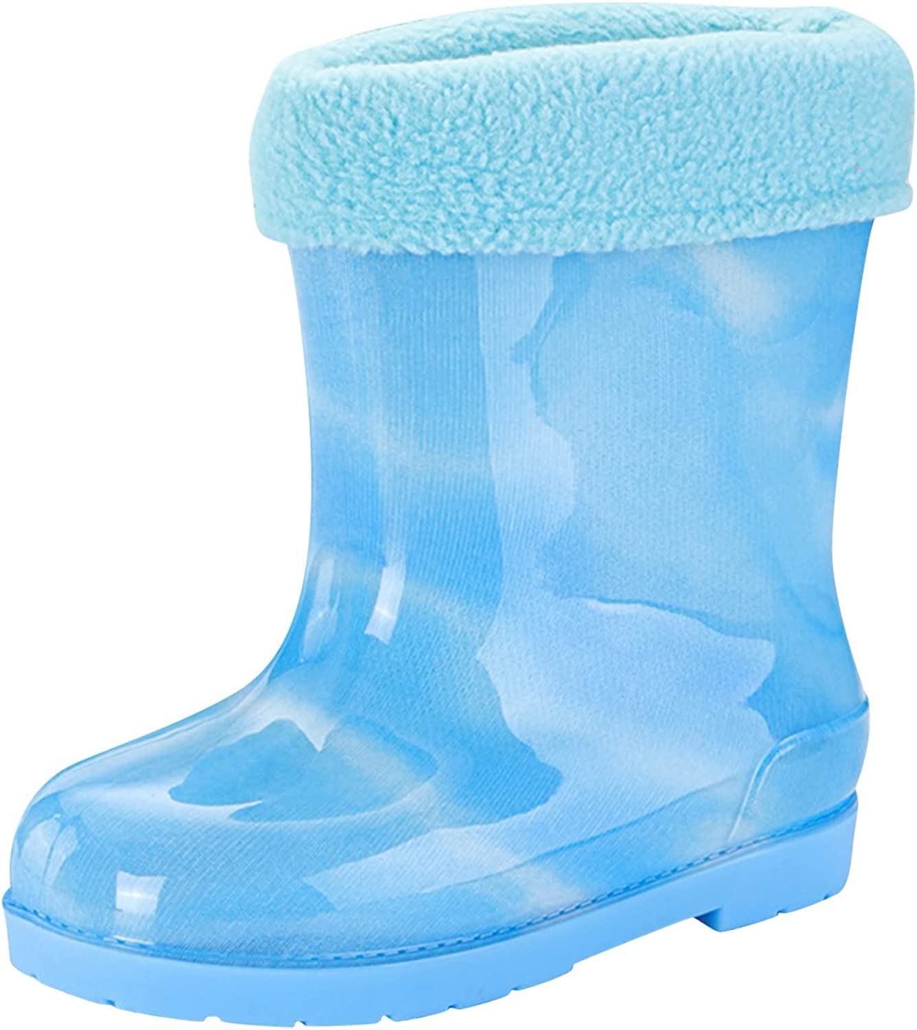 QWZNDZGR Baby Waterproof Rain Boot PVC Catoon Cute Rain Boot Snow Rain