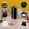 thumbnail image 2 of 2 Pzs Molino De Sal Y Pimienta Gravedad Activada Recargable,Homtronics Salero y Pimentero Xtellar negro, 2 of 4
