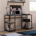 thumbnail image 2 of Ameriwood Home Condor Toolless Double Pedestal Computer Desk in Espresso, 2 of 11