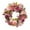Red, variant on Peony Flower Wreath for Front Door 15.7" Handmade Hydrangea Leaf Wreath For Front Door Artificial Spring Fake Flower Wreath for Mother's Day Door Window Wall Decor Women Mother Gift Pink