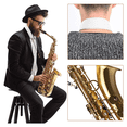 thumbnail image 2 of 3 Pcs Saxophone Sangle Réglable Longueur Clarinette Bande de Cou pour / Ténor / Saxophone Soprano, 2 of 7