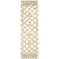 thumbnail image 1 of Safavieh Casablanca Shag 6' X 9' Hand Tufted Rug in Ivory and Green, 1 of 8