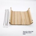 thumbnail image 5 of Chinchilla Wooden Suspension Bridge Platform Toy, Small Animal Climbing Toys for Guinea-Pigs Sugar Glider Squirrel and Other Small Animals (Birch 20*35cm), 5 of 5