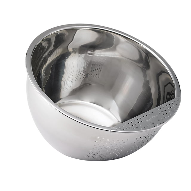 Cuenco para lavar arroz Helen's Asian Kitchen de acero inoxidable, 3 litros