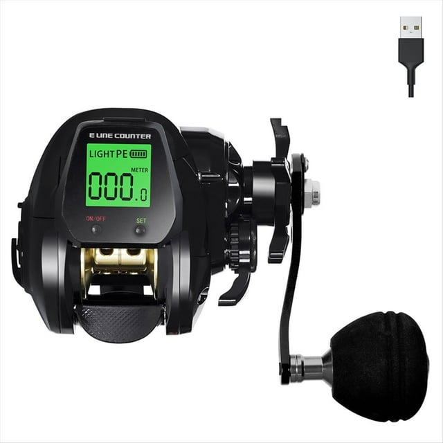 TX800 Carrete de Pesca Baitcasting Pantalla LED Grande Electrónica Alta Velocidad 7.2:1 10 Kg Rueda de Tambor Fundido Resistente Al Agua Fundición Derecha