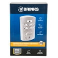 Brinks Electronic Keypad Deadbolt with ProGuard, Transitional, Satin