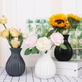 thumbnail image 4 of LShunze Plastic Vase, 6.7 Inch Flower Vase for Floral Plants, Flower Vase Minimalism Style for Modern Table Shelf Home Decor, Fit for Home Decor, Living Room, Table Centerpiece, 4 of 8