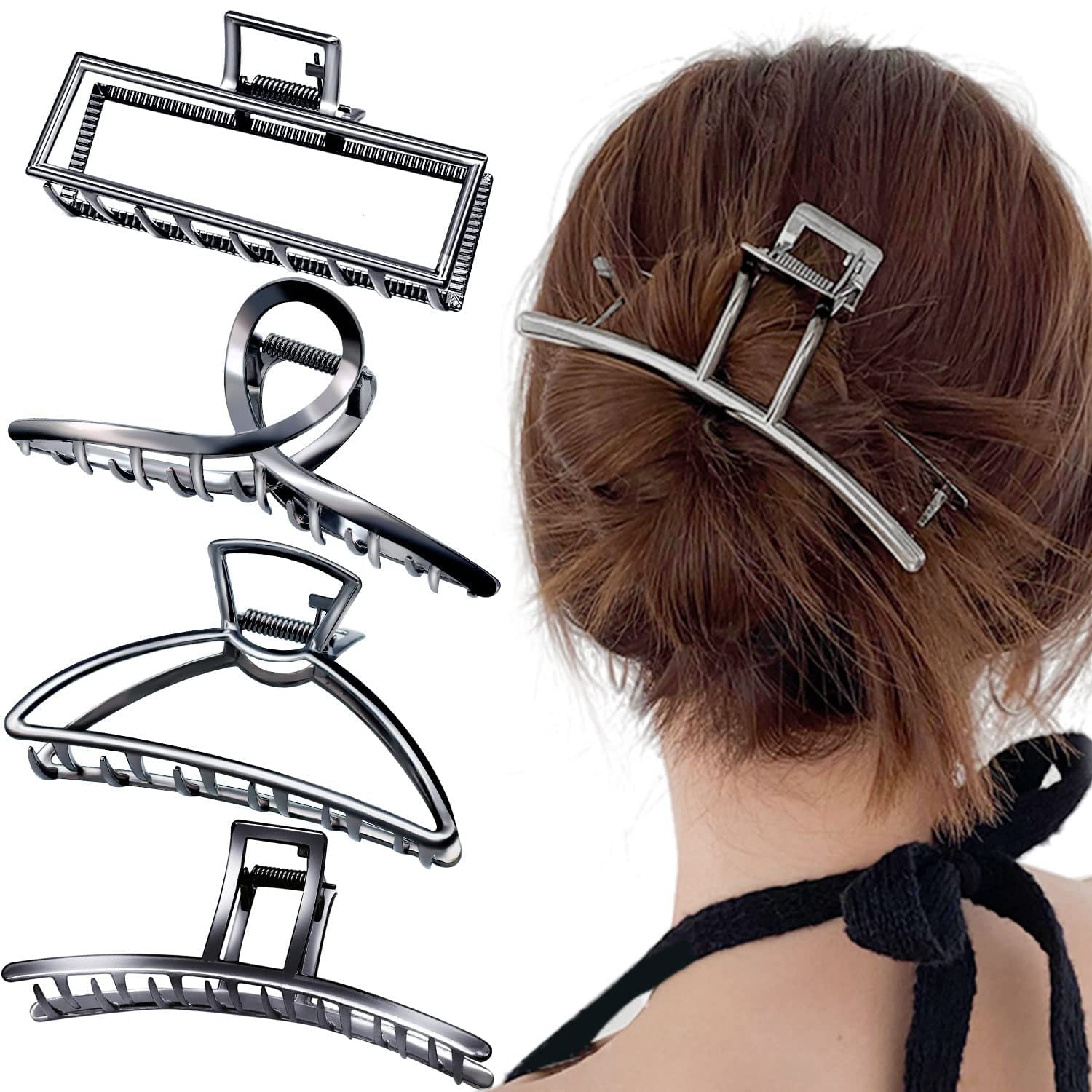 Hair Claw Clips, Large Metal Hair Clips for Thick Thin Hair, 2022