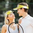 thumbnail image 7 of ZICANCN Sun Visors Hat for Women and Men, Gingham Yellow Background Beach Hats, Sports Hat for Golf Tennis Running, 7 of 7