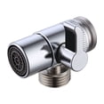 thumbnail image 1 of Stainless Faucet Diverter Faucet Adapter Hose Attachment Connector for Water Diversion, 1 of 3