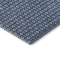 thumbnail image 3 of Addison Rugs Mayfield Premium Machine Washable Transitional Lattice Blue Round Rug, 8' x 8', 3 of 5