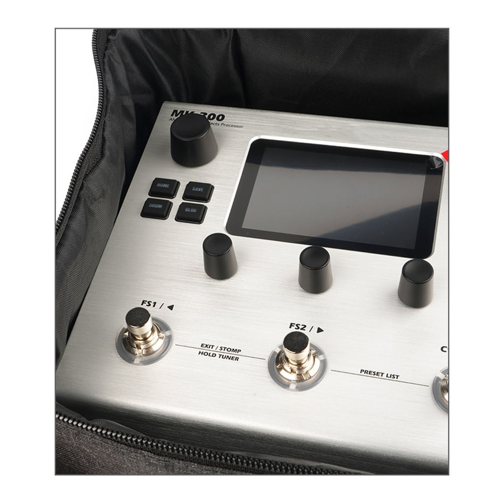 Zeiwohndc Effects Pedal Travel Bag Designed for Musicians with Reinforced Construction