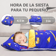 thumbnail image 4 of Primlect Tapete para Siesta, Saco de Dormir de 55" x 22" x 3" con Zíper, Almohada Removible y Cobija, para Guardería, 4 of 6