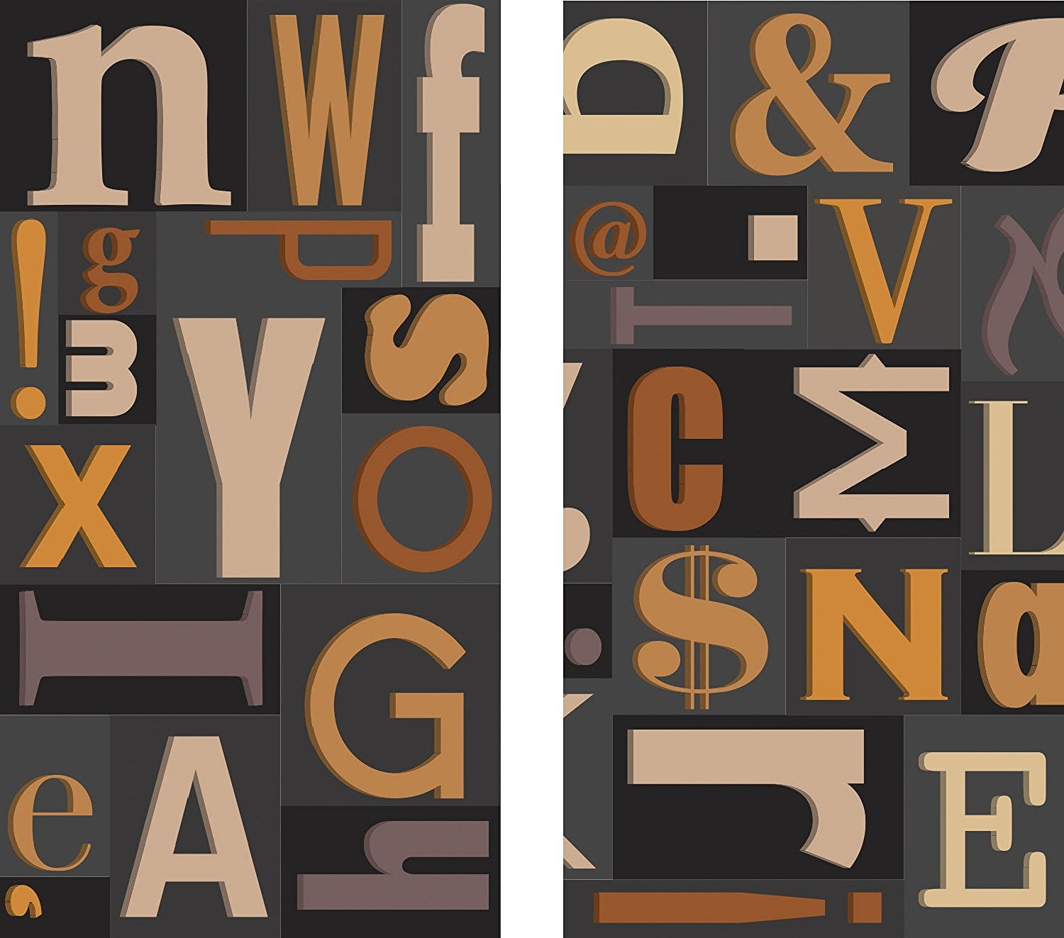 HomArt Large Decorative Typeset Matches