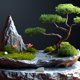 thumbnail image 2 of 100 piezas Diorama en miniatura suministros rocas realistas rocas de acuario para paisajes rocas falsas paisaje artificial roca interior exterior terreno rocas falsas, 2 of 7