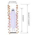thumbnail image 2 of 4ft Halloween Swing Ghost Decoration, Hanging Light-up Ghost Decor with RC, 8 Modes, Ideal for Halloween Party (A 4ft), 2 of 10